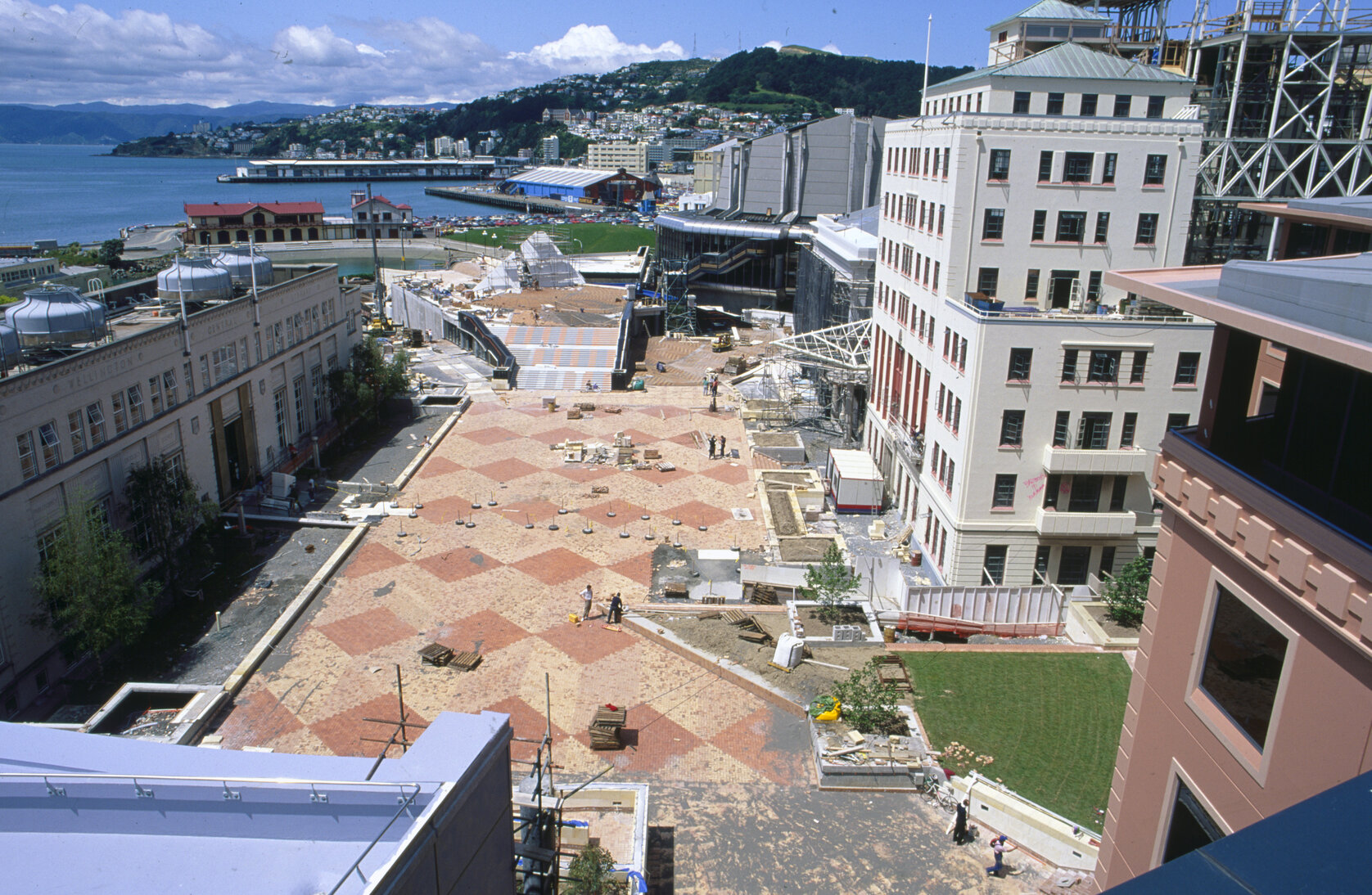 Construction of Capital Discovery Place, 1991.